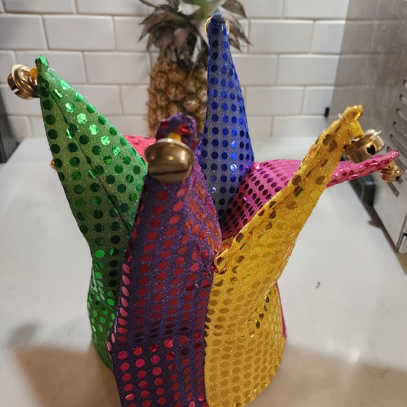 Halloween Multicolor Jester Hat - Picture 3 of 3